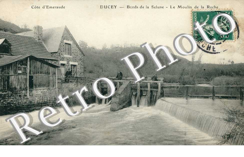 bords de la Selune, le moulin de la Roche
