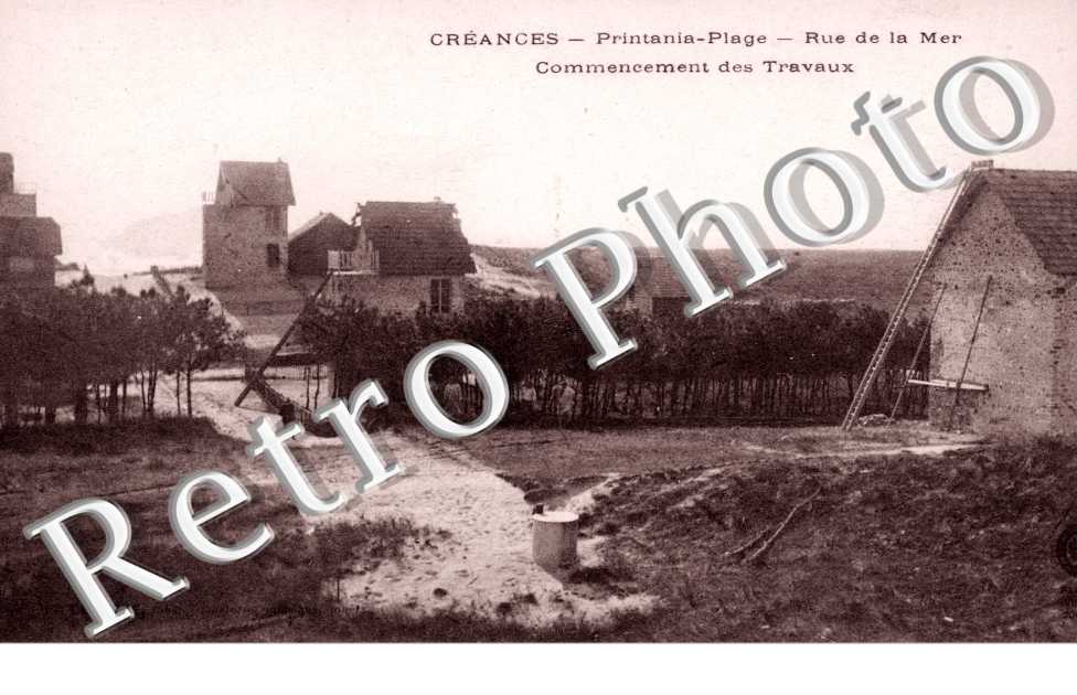 printania-plage,rue de la mer, commencement des travaux
