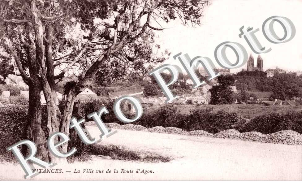 Ville vue de la Route d'Agon