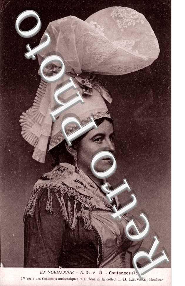 1ere serie de costumes authentiques et anciens de la collection D. Louveau, Honfleur