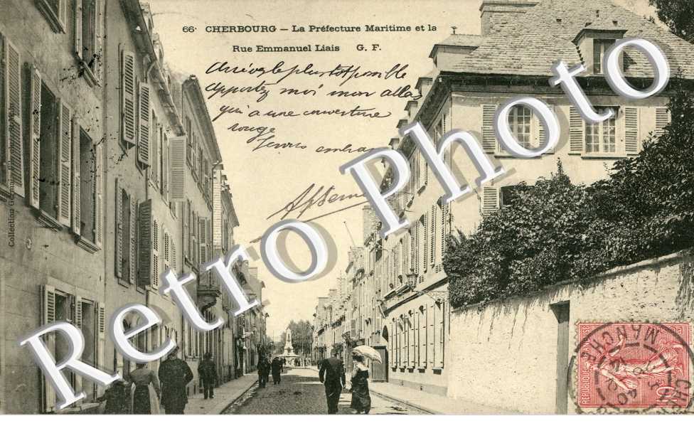 La Prefecture Maritime et Rue Emmanuel Liais