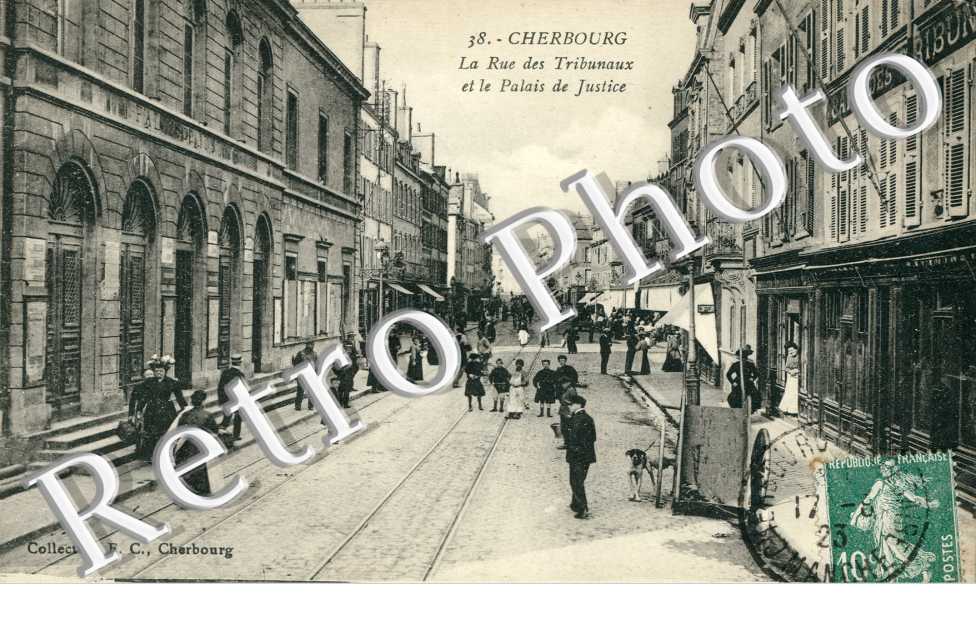 Rue des Tribunaux et Palais de Justice