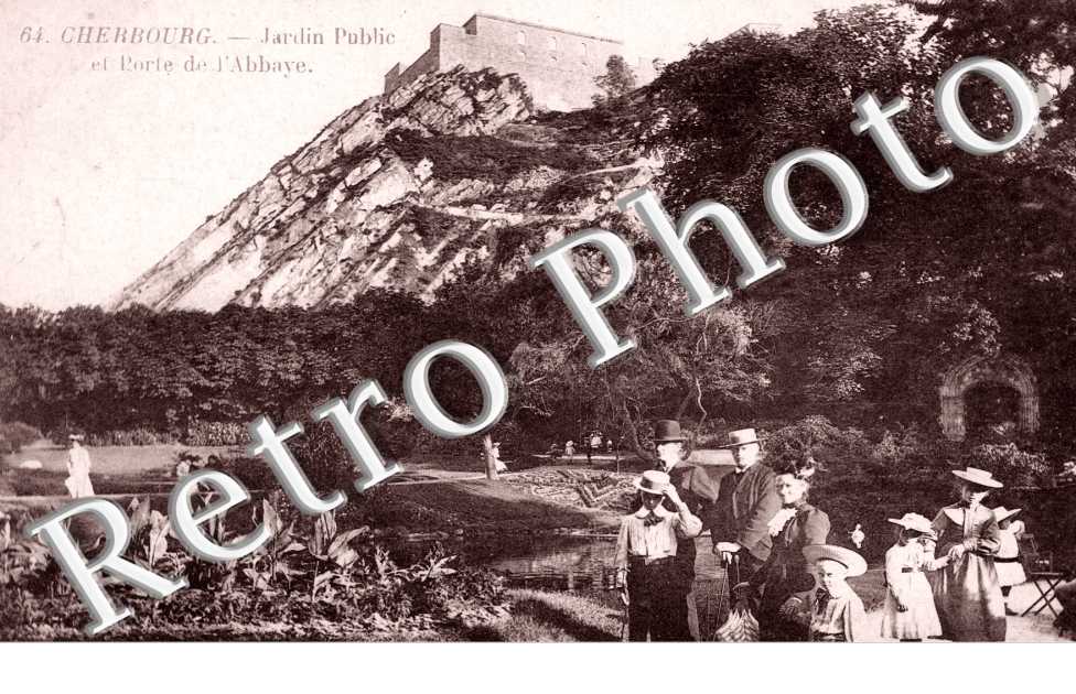 jardin public et porte de l'abbaye