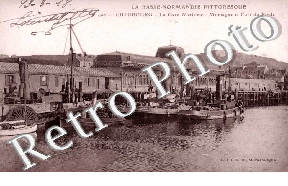 la gare maritime, montagne et fort du Roule