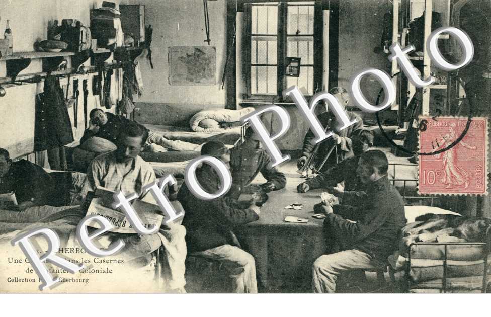 Une chambree dans les Casernes de l'Infanterie Coloniale