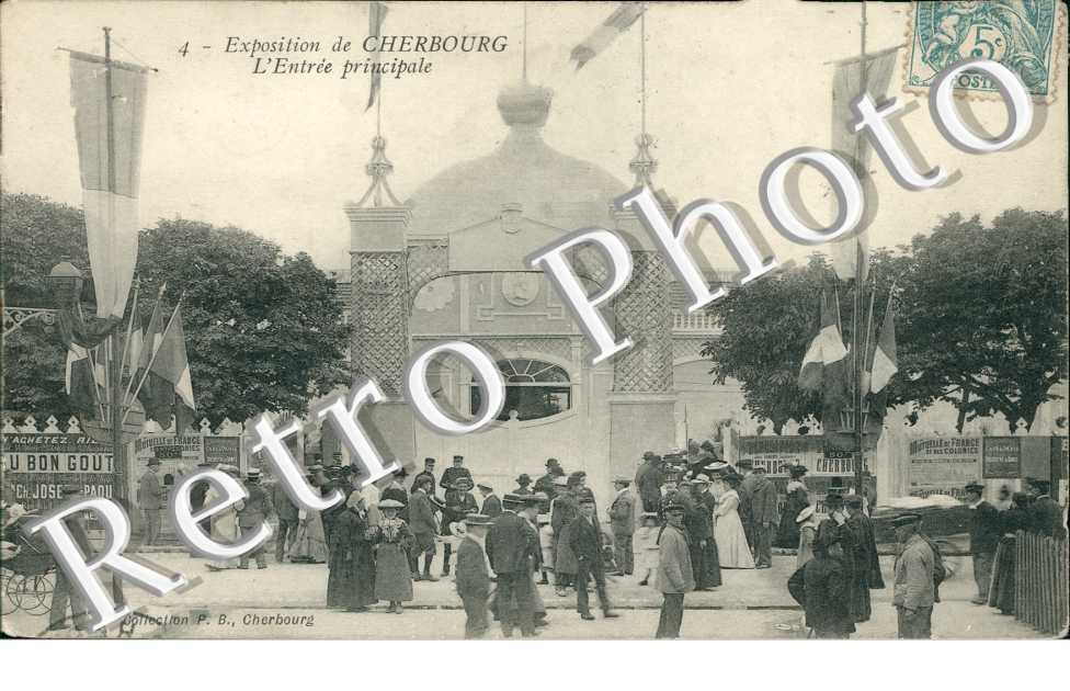 Exposition de Cherbourg, Entree principale