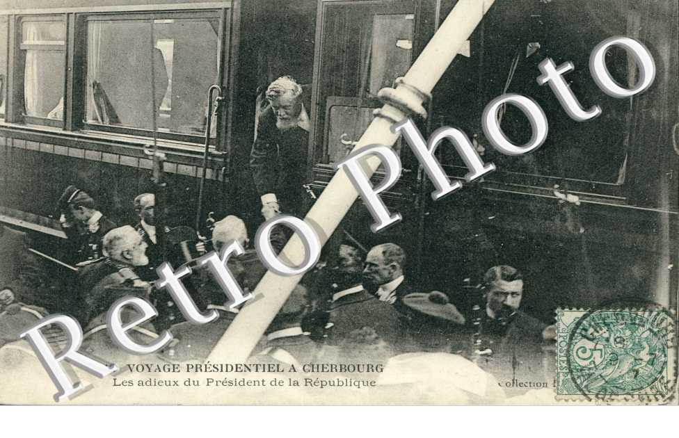 les adieux du president de la Republique