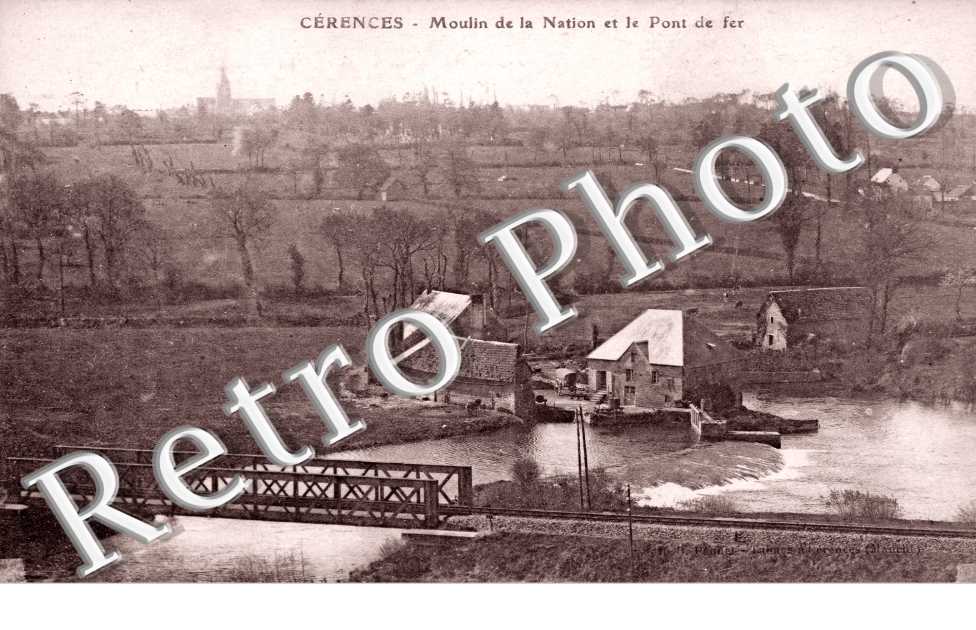 moulin de la Nation et le pont de fer