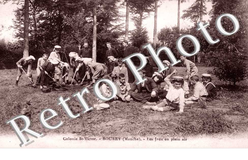 colonie Saint Victor, Bourey,  jeux en plein air