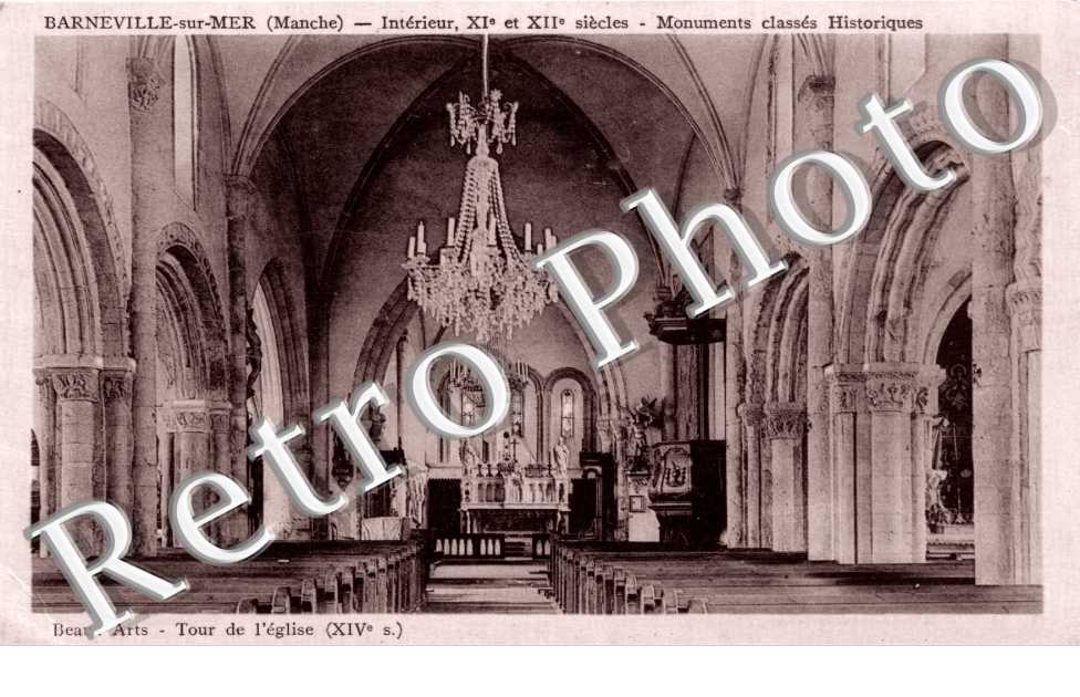 Barneville sur Mer, Interieur de l'Eglise