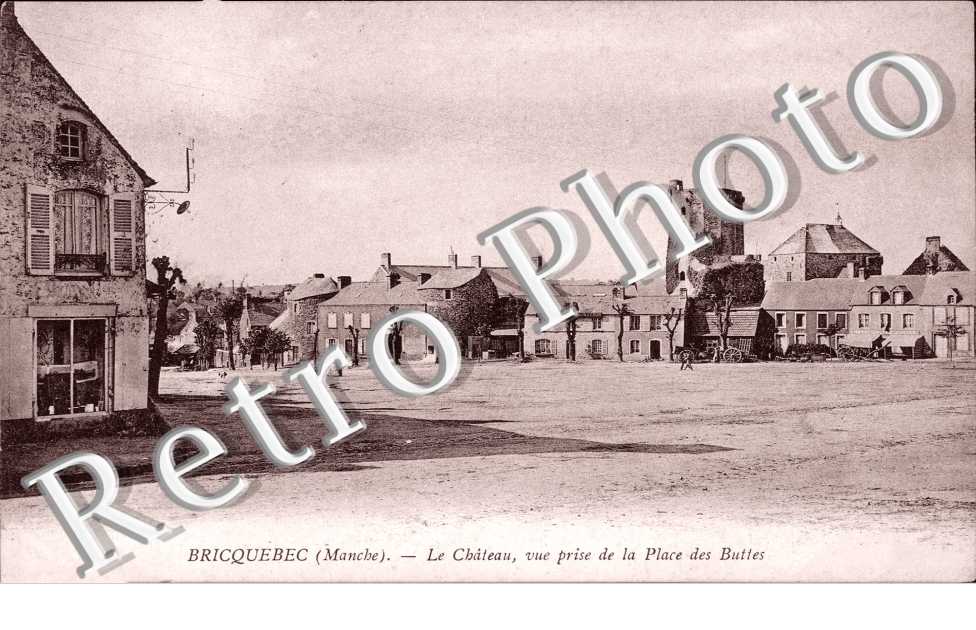 le chateau, vue prise de la place des Buttes