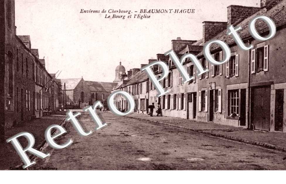 Le bourg et l'eglise