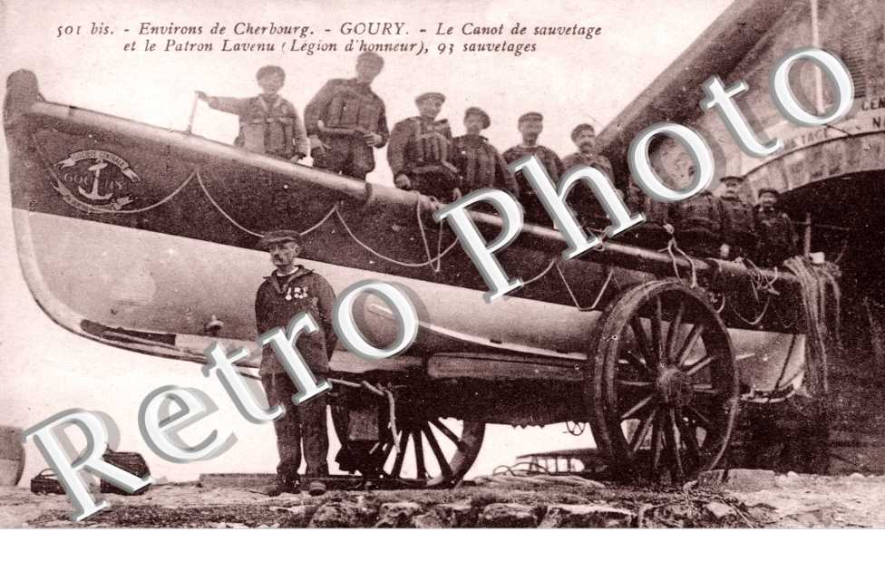 Goury, le canot de sauvetage et le patron Lavenu