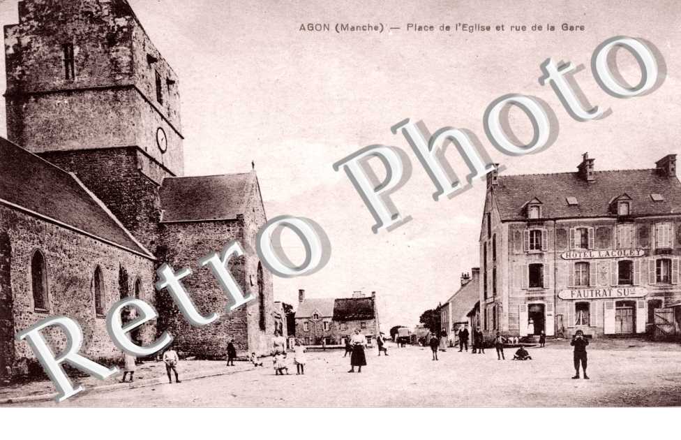 Place de l'Eglise et Rue de la Gare