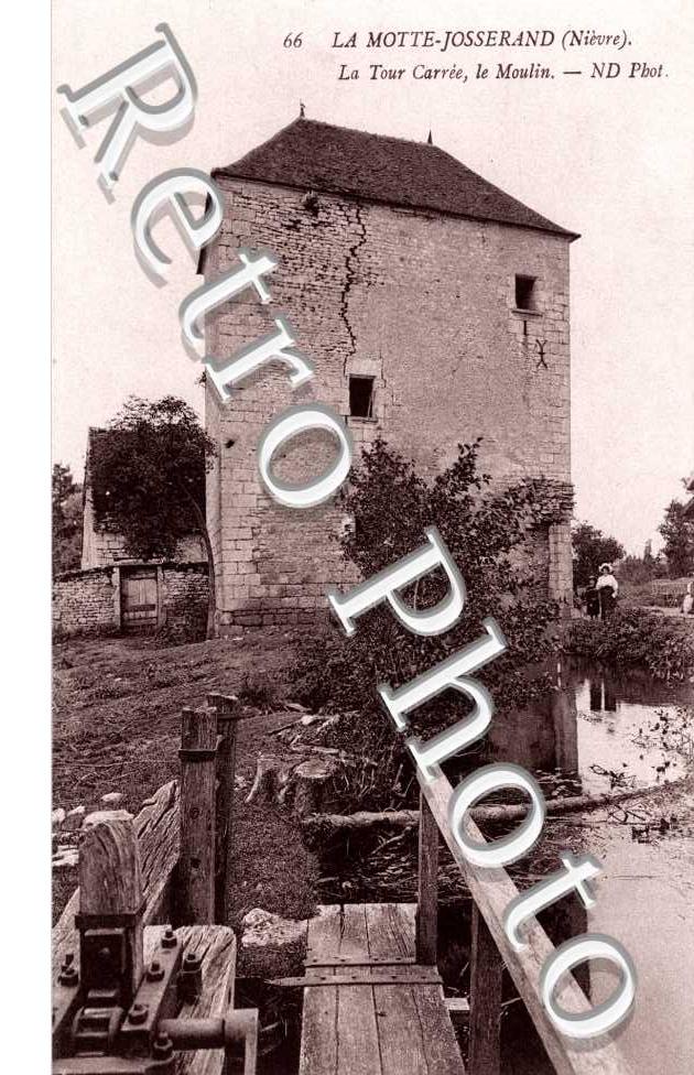 La Motte Josserand, La Tour Carree, le Moulin