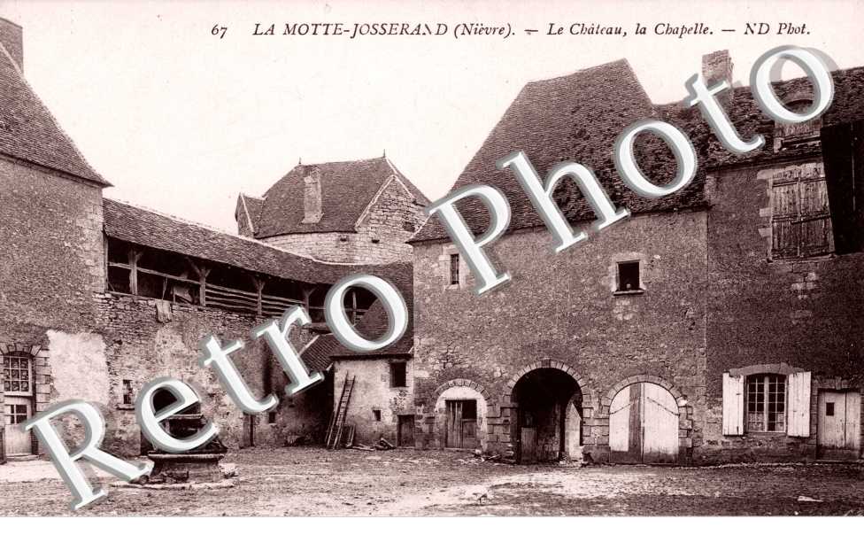 la Motte Josserand  le chateau la chapelle