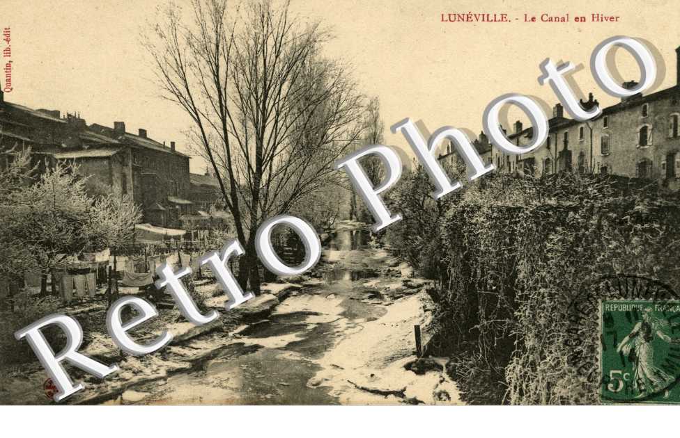 le canal en hiver