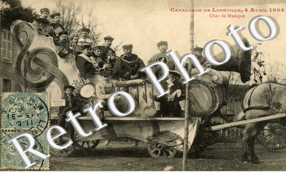 Cavalcade du 4 avril 1904 - Char de Musique
