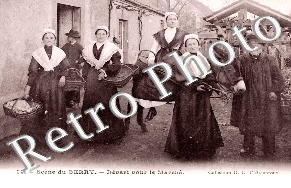 Depart pour le marche