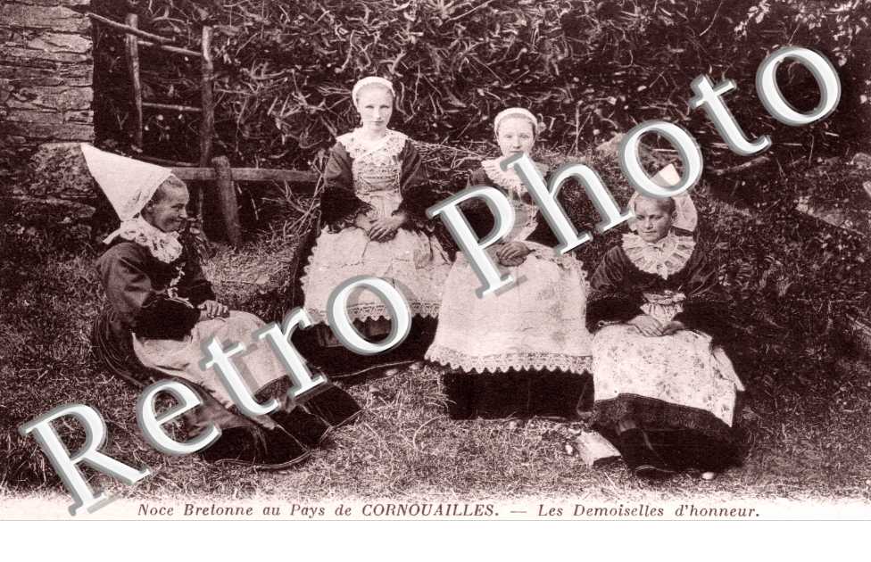 Noce Bretonne, les Demoiselles d'honneur