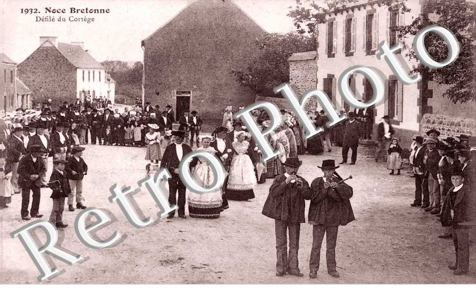 Noce Bretonne - Defile du cortege