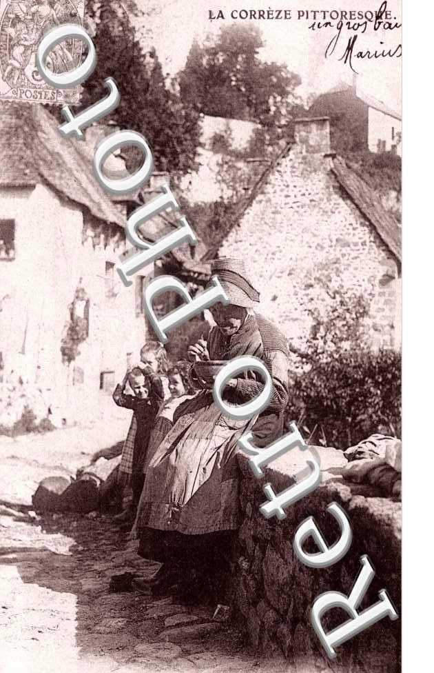 Vieille femme du Bas-Limousin