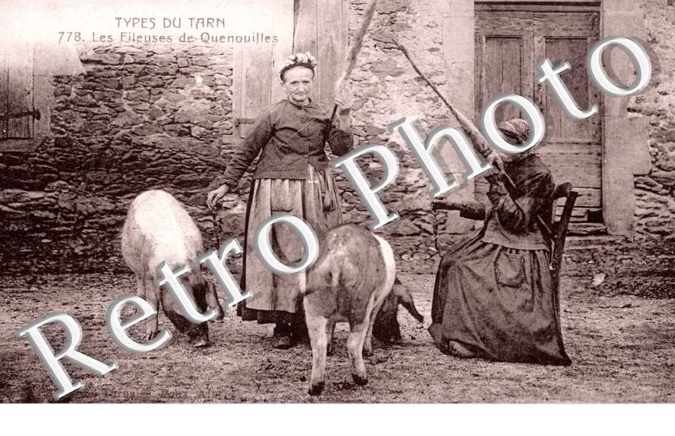 Types du Tarn Les fileuses de Quenouilles