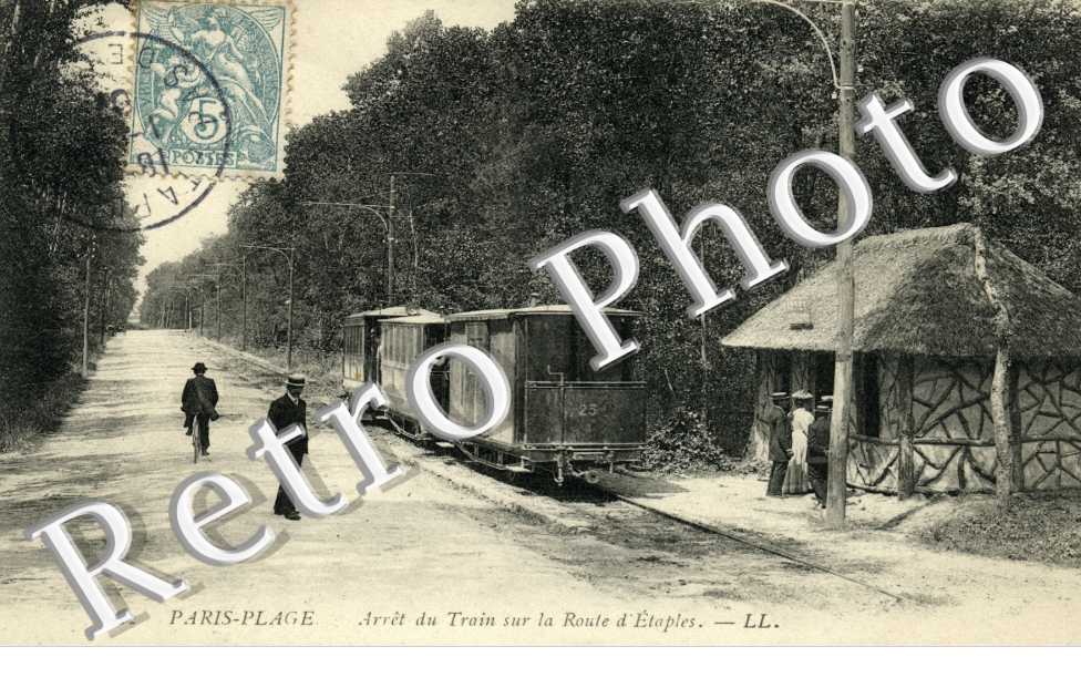 Arret du train sur la Route d'Etaples