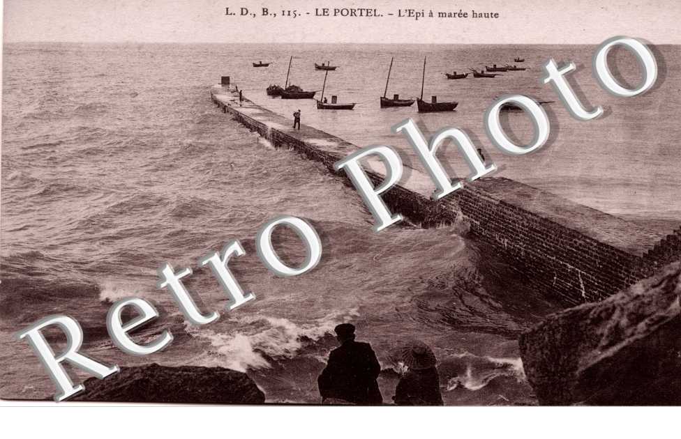 Le Portel - l'Epi a maree haute