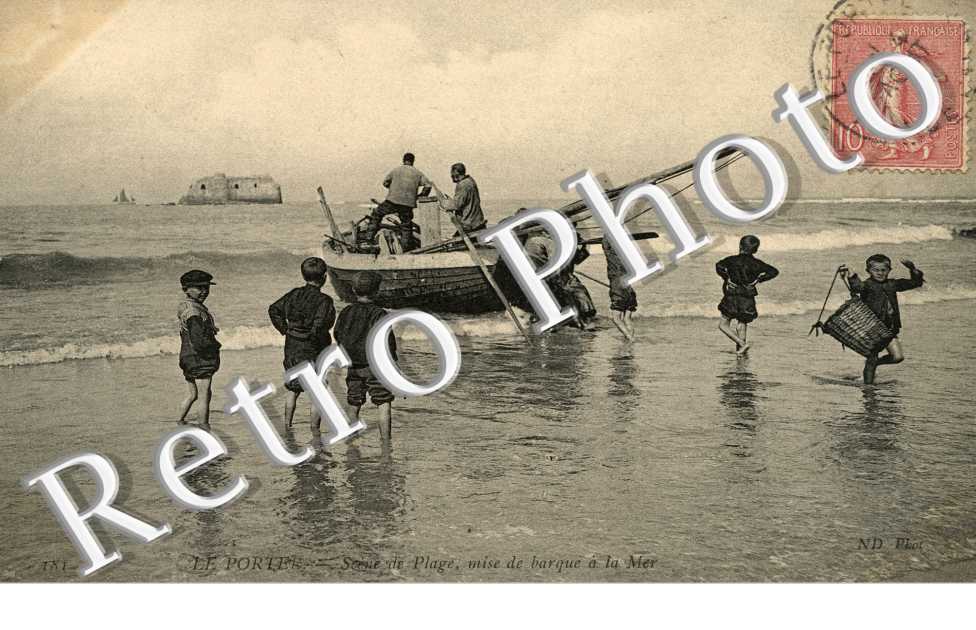 Le Portel - Mise de barque a la Mer