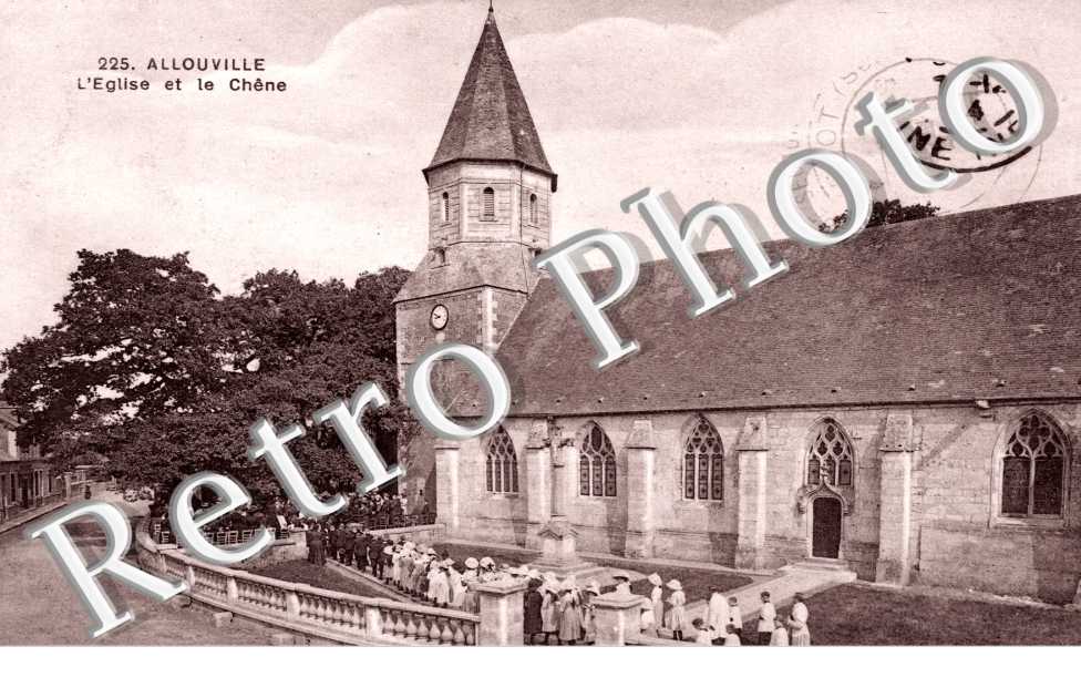 l'eglise et le chene