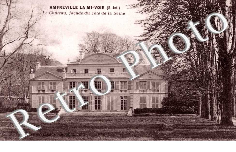 le chateau, facade du cote de la Seine