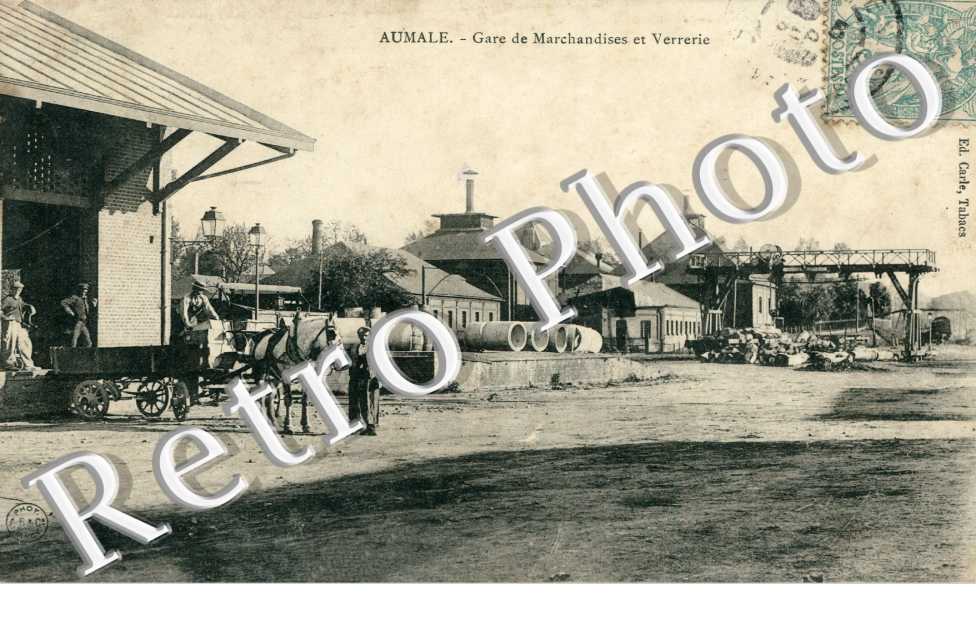 Gare de marchandises et verrerie