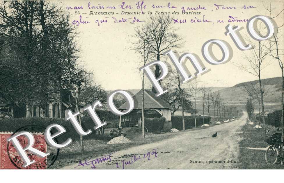 Descente a la Ferme des Durieux