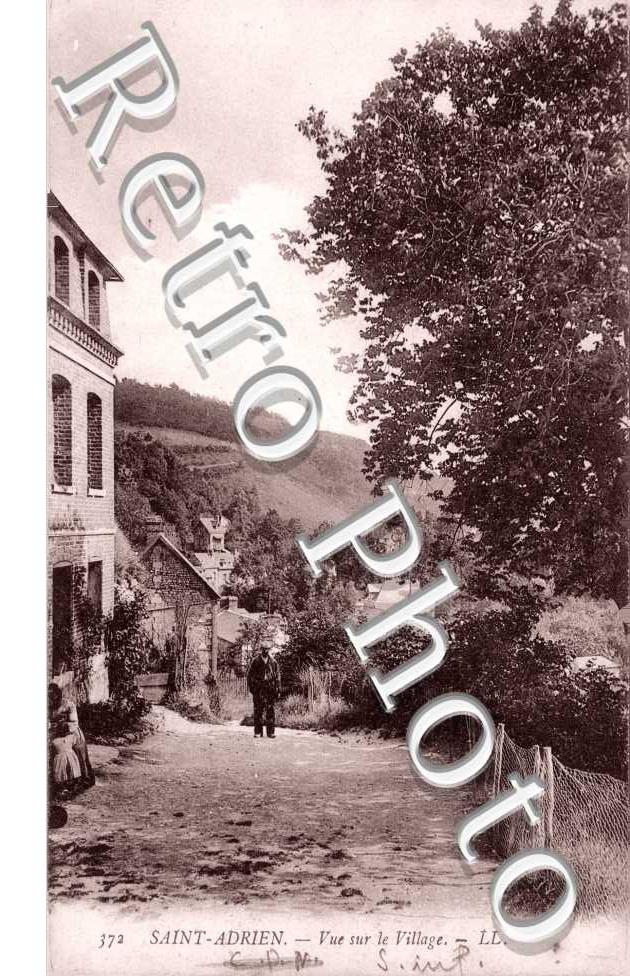 Saint-Adrien vue sur le village