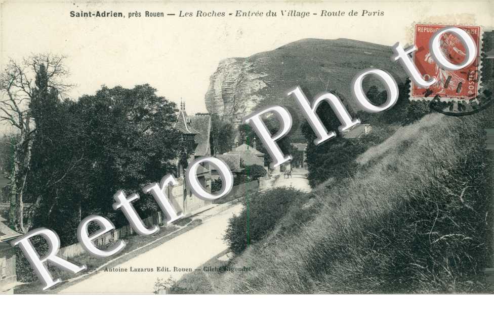 St Adrien, Les Roches Entree du Village et Route de Paris