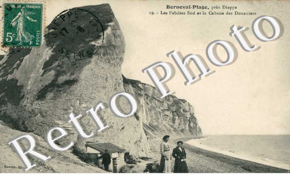 les falaises du sud et la cabane des douaniers