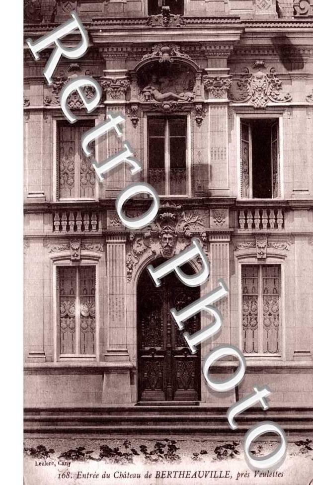 entree du chateau de Bertheauville, pres de Veulettes