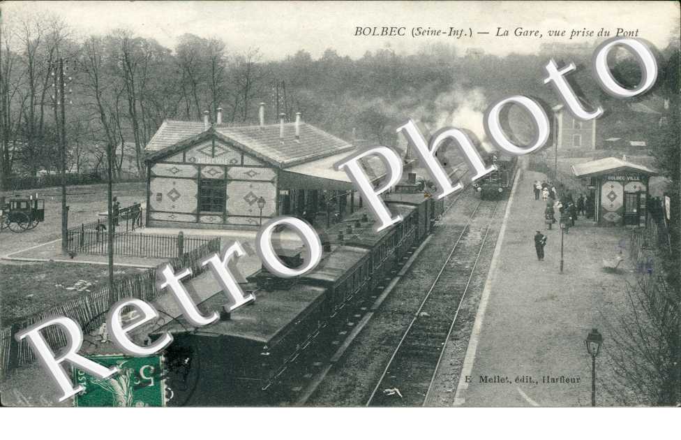 la gare vue prise du pont