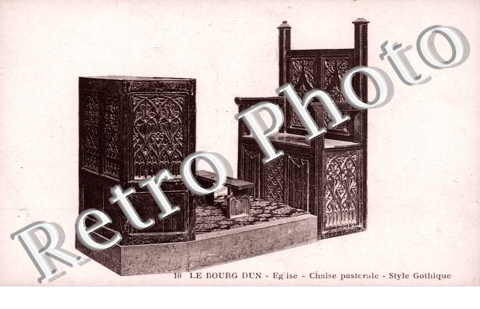 eglise, chaise pastorale, style gothique