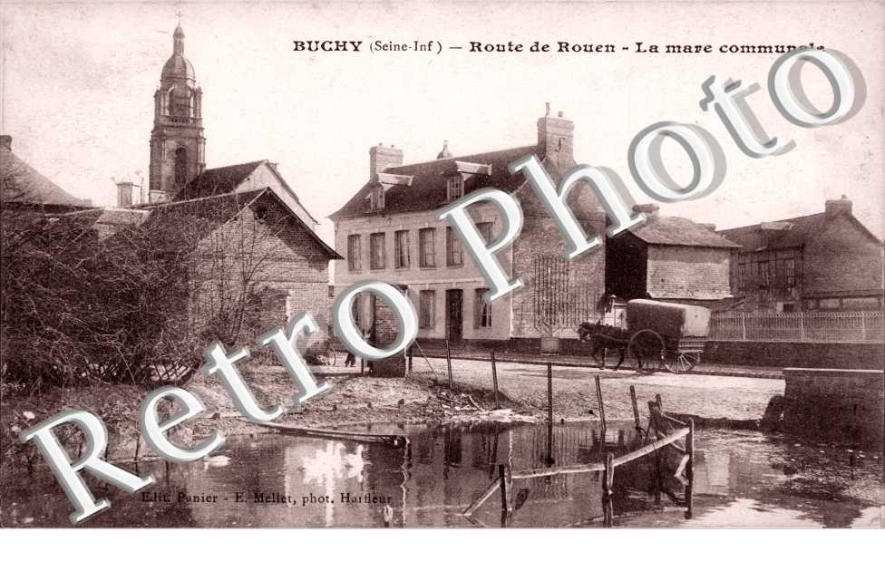 Route de Rouen, la Mare Communale