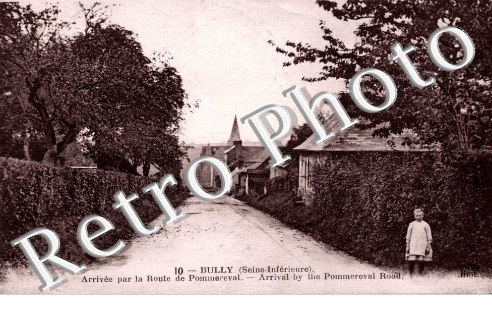 arrivee par la route de Pommereval