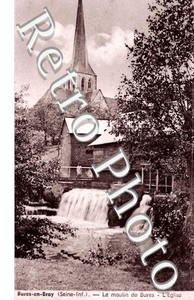 le moulin de Bures, l'eglise