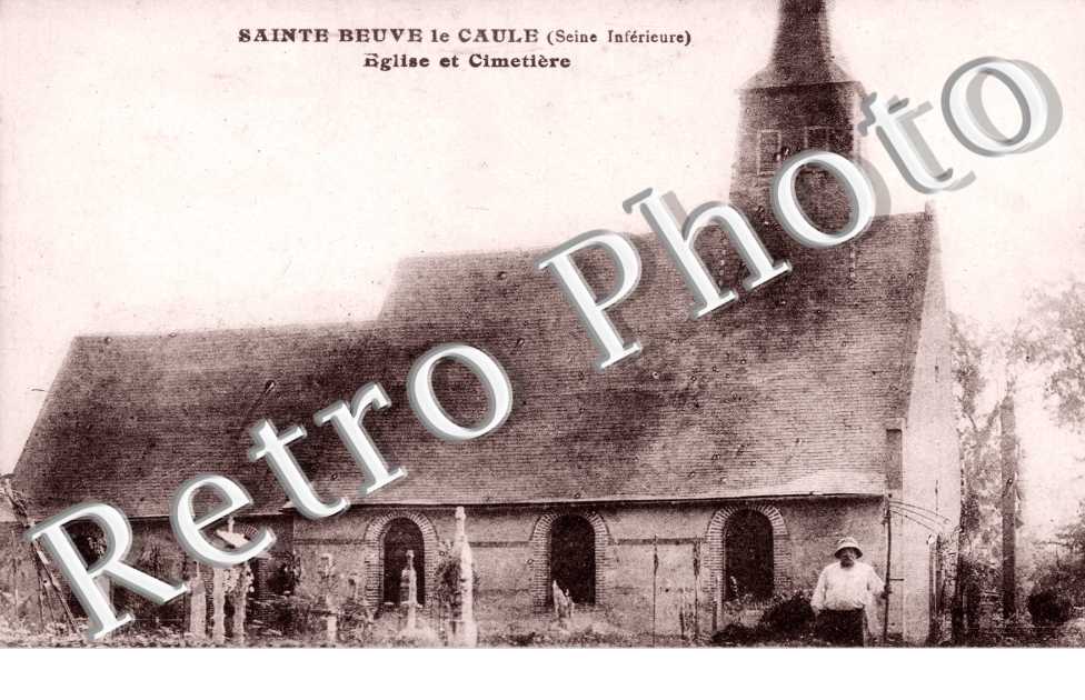 Sainte Beuve le Caulve - eglise et cimetiere