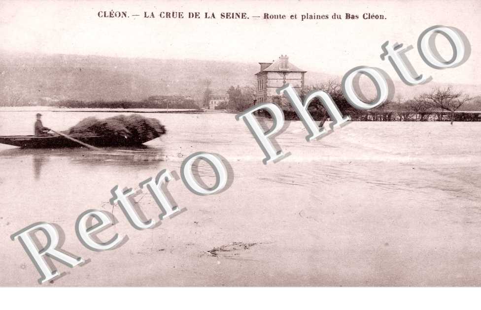 Crue de la Seine, Route et Plaines du Bas Cleon
