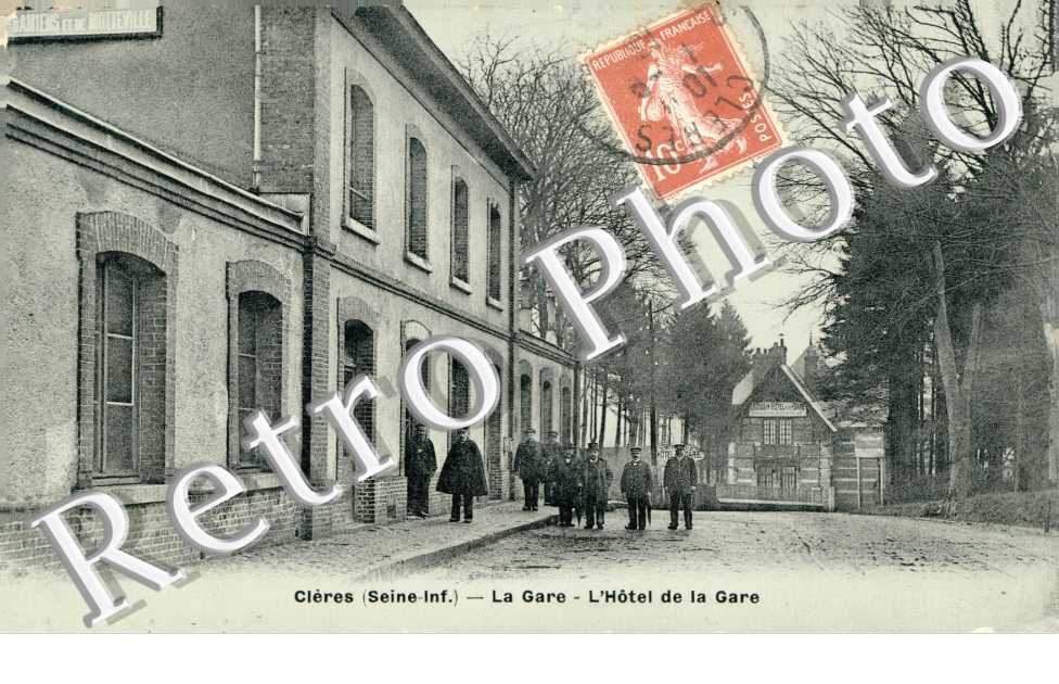 La gare et l'hotel de la gare