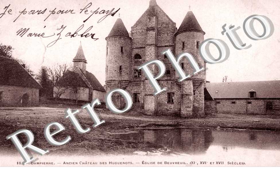Ancien chateau des Huguenots - eglise de Beuvreuil