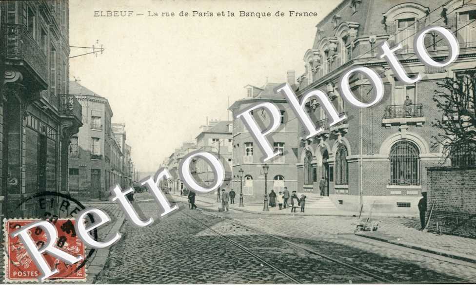 la rue de paris et la banque de france