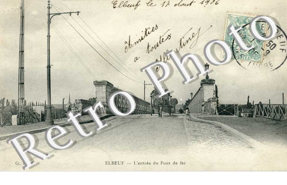 l'entree du pont de fer