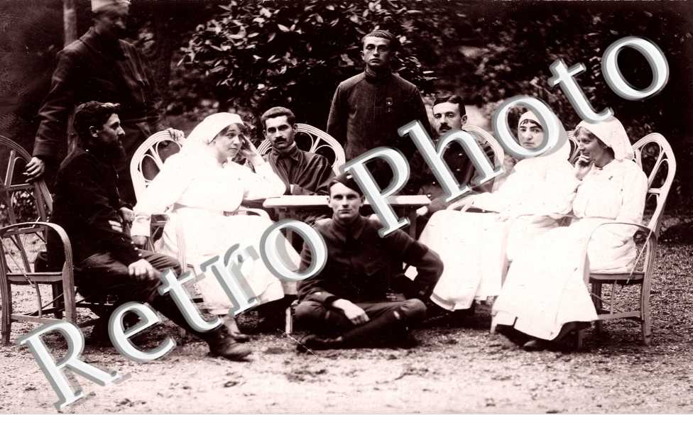 Carte photo militaires, religieuses